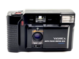 EXC+5 YASHICA AUTO FOCUS MOTOR IID QUARTZ Point & Shoot Film Camera Japan Used - Picture 1 of 17