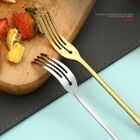 Stainless Steel Four-toothed Fork Multifunctional Dessert Cake Forks
