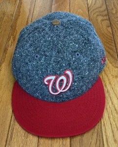 Washington Nationals MLB Authentic New Era 9FIFTY Strap back Hat Red Bill - Picture 1 of 10