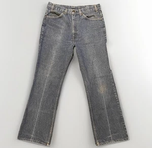 VTG Levis 517 Orange Tab Bootcut Blue Jeans Size 34X31 (Fits 32X30) Cowboy USA - Picture 1 of 13