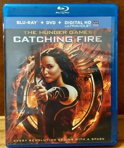 The Hunger Games Catching Fire Blu-Ray DVD Movie 2 Disc 2013 Lionsgate - Picture 1 of 3