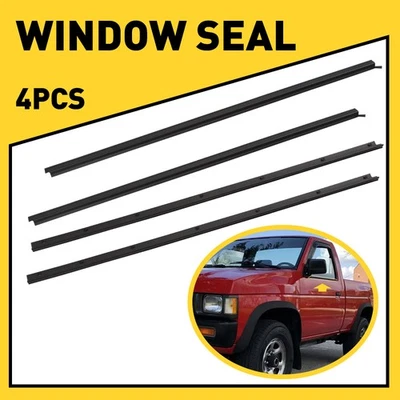 Para 86-97 Navara Nissan Cuerpo Duro D21 Cinturón Delantero Puerta Resistente Sello de Goma 4X Foto 1 de 4