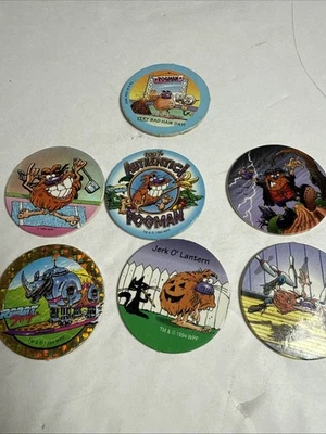7 Official POG/ Pogman Cardboard vintage collectible pods - Image 1 of 4