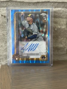 2025 Topps Chrome James Meeker Blue ROOKIE AUTO #131/150 🔥💎 - Picture 1 of 3