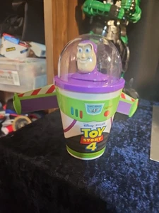 Buzz Lightyear Toy Story4 Plastic Cup Disney Collectable Merch See Small Cracked - Picture 1 of 8