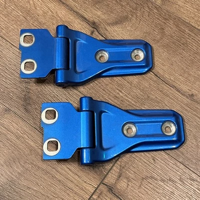 Jeep Wrangler JL Gladiator JT 2018-26 azul hidráulico OEM Mopar exterior capó bisagras Foto 1 de 4