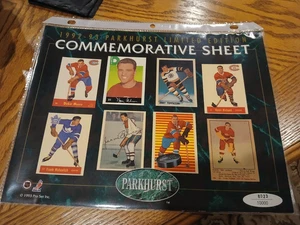 1992-93 Parkhurst Limited Edition Commemorative Sheet 8.5 x 11 #7000 - Picture 1 of 1