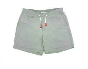 Pantalones Cortos Orlebar Marrón Estándar Nylon Tubería Natación Desteñido Degradado - Imagen 1 de 9