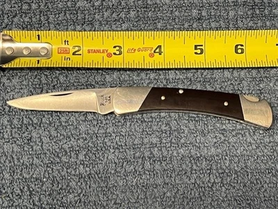  Cuchillo plegable Buck USA # 501 con asas Micarta negras (tbc) de colección Foto 1 de 4