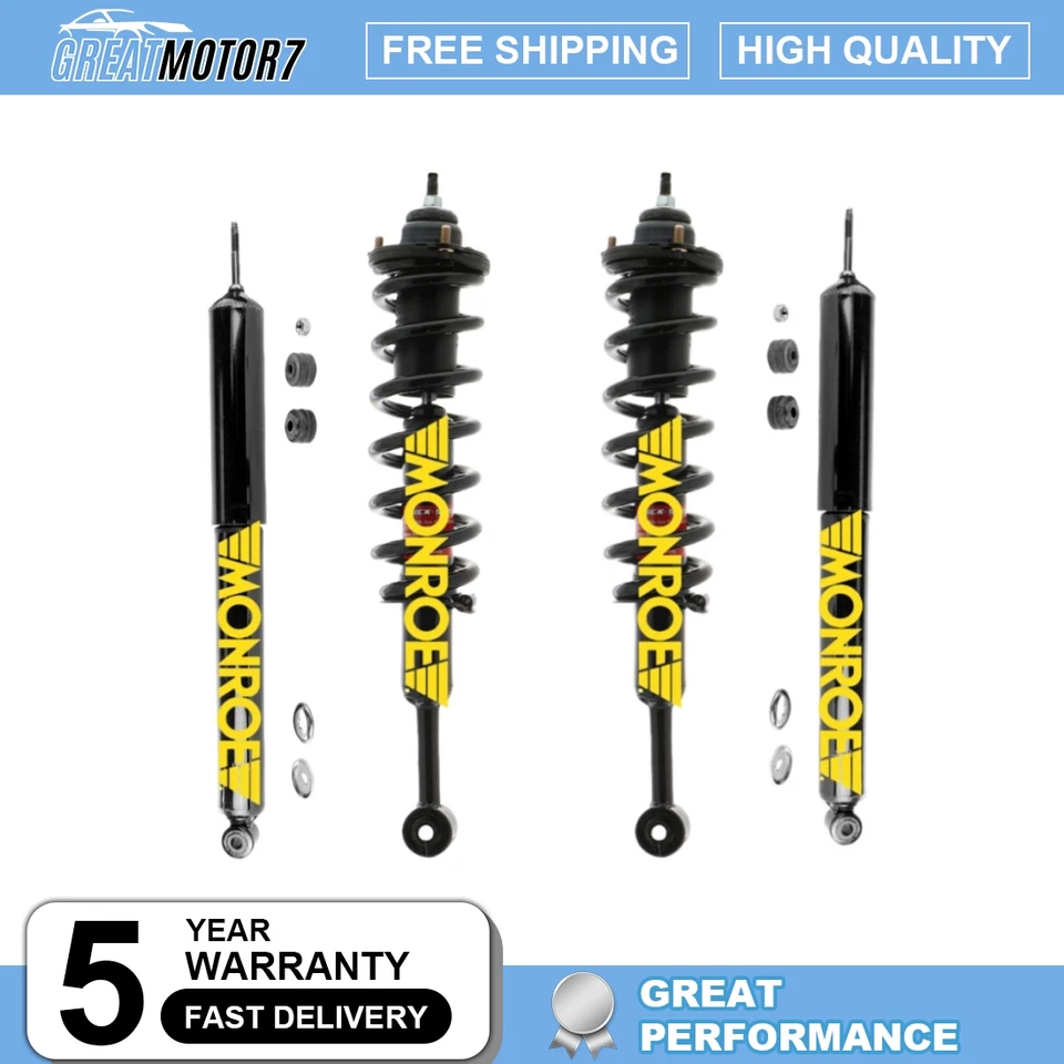 Juego de kits de amortiguadores delanteros traseros Monroe OE para Toyota Tacoma 4,0 L 2005-2015 Foto 1 de 1