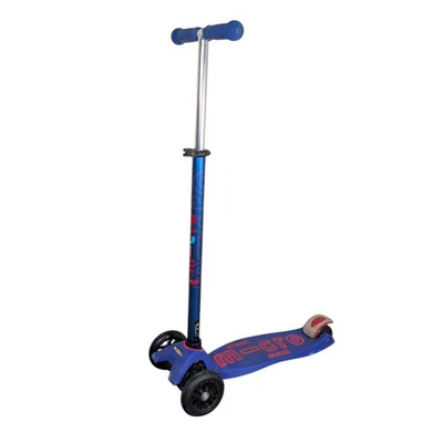 Micro Maxi Scooter Kids Kickboard Adjustable 3 Wheel Blue & Red - Image 1 of 4
