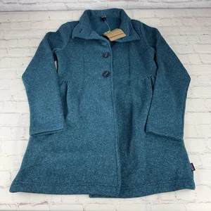 Patagonia Girls Better Sweater Coat Turquoise Blue Fleece Lined Size XXL 16-18 - Picture 1 of 12