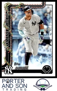 Tarjeta de béisbol Aaron Judge 2025 Topps Holiday #H161 New York Yankees - Imagen 1 de 2