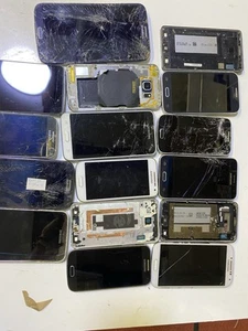 Mieszanka 16x Samsung Mixed Model NIEPRZETESTOWANE CZĘŚCI ZAMIENNE LUB NAPRAWY - Zdjęcie 1 z 17