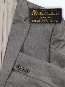 Daniel Cremieux Blazer Sport Coat Suit Jacket Loro Piana 130 42R Gun Metal Gray - Picture 1 of 15