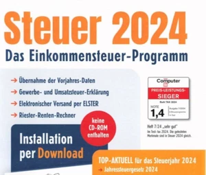 ALDI Steuer 2024 Steuersoftware - Email sofort - Lizenzschlüssel Key Download - Bild 1 von 5