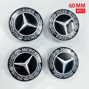 kit 4 copri mozzo coprimozzi tappo mercedes 60mm cerchi in lega classe a c b cla - Imagen 1 de 6