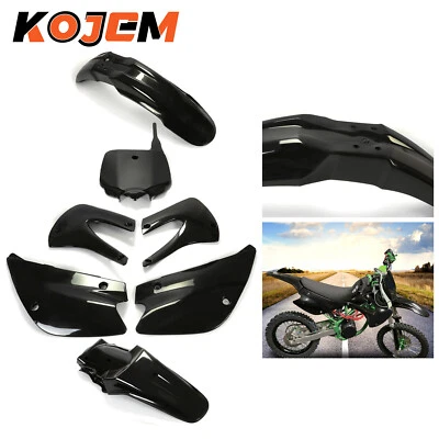 Kit de plástico carenado de motocicleta juego de carrocería para Kawasaki KX85 KX100 2001-2013 Foto 1 de 4