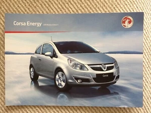 2011 VAUXHALL CORSA ENERGY CAR BROCHURE - Picture 1 of 3