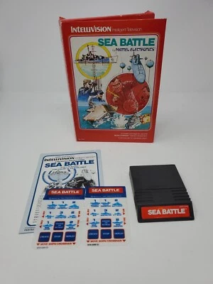 Sea Battle Intellivision Complete With Manual And Box CIB  - Image 1 of 4