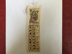Bookmark Beauriful Pharaonic Authentic Egyptian Papyrus Learn Hieroglyphics C39 - Picture 1 of 3
