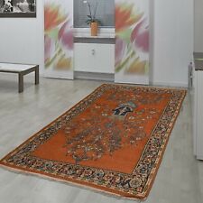 Indian hand knotted Agra carpet, living room floral rug,  home décor furniture