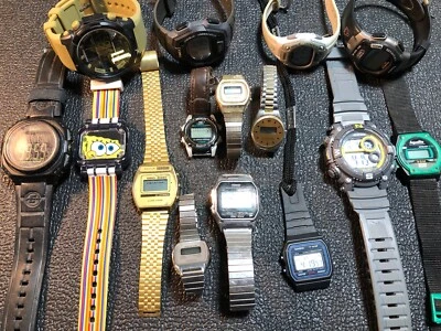 Digital Watch Lot Of (15) Watches Untested,Casio,Armitron,Timex Ironman - Image 1 of 4