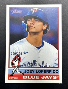 Joey Loperfido 2025 Topps Heritage Bicentennial Variation #295 /200 RC (17) - Picture 1 of 2