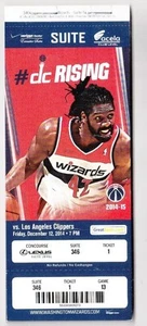 2014 WASHINGTON WIZARDS VS LA LOS ANGELES CLIPPERS SUITE TICKET STUB 12/12 NENE - Bild 1 von 1