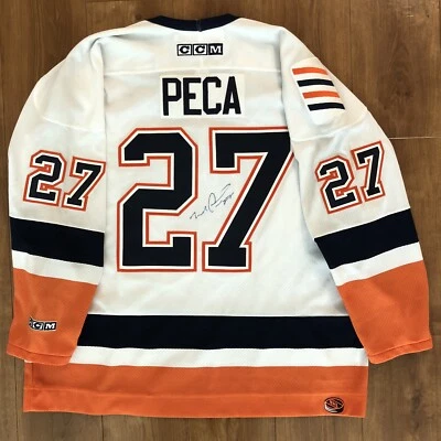 NHL New York Islanders AUTHENTIC CCM PECA Hockey Jersey #27 XL AUTOGRAPHED PSA - Image 1 of 4