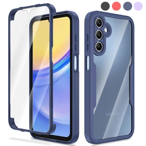 For Samsung Galaxy A15 5G Full Phone Case Rugged Cover Built-in Screen Protector - Picture 1 of 66