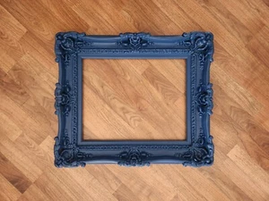 16x20 Blauer Rahmen Klassischer Bilderrahmen Original Französischer Barockrahmen - Bild 1 von 6