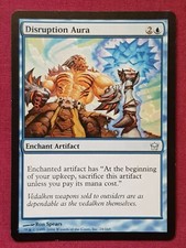 Magic The Gathering FIFTH DAWN DISRUPTION AURA single blue card MTG