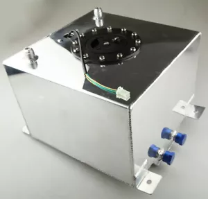 Universal Lightweight Aluminum 20L/5 Gallon Fuel Cell Tank with GM Sending Unit - Picture 1 of 3