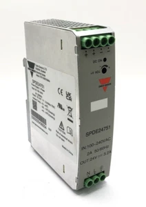 Carlo Gavazzi SPDE24751 24vDC 75w 3.2Amp Riel DIN Fuente de alimentación Entrada 100-240vAC - Imagen 1 de 6