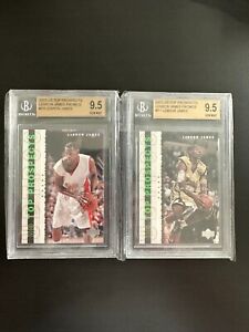 2003 Lebron James Rookie Cards - TOP PROSPECTS - BGS 9.5 GEM MT - ROOKIE CARDS