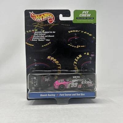 NIB Hot Wheels Pro Racing Pit Crew NASCAR Jeff Burton #99 Exide 1998 Taurus 1:64 - Image 1 of 4