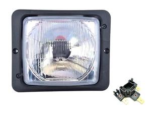 Faro luz de carretera luz de cruce H4 tractor Fendt Zetor + enchufe 1AA004109021 - Imagen 1 de 12