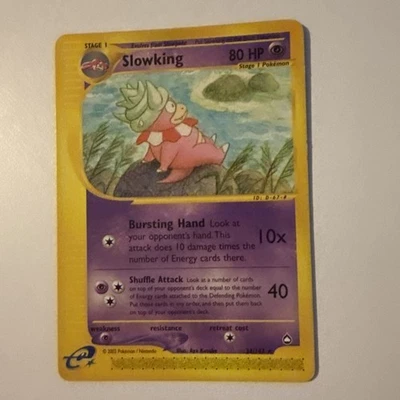 Slowking Aquapolis 34/147 Rare Unlimited Pokémon Card LP  - Image 1 of 4