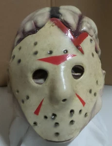 Friday the 13th Jason Vorhees Unmasked Full Face Latex Mask New Line Productions - Picture 1 of 6