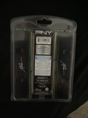 Pny 4gb Dual Channel Ddr3 Memory Kit Md4096kd3-1600-x8 - Image 1 of 2