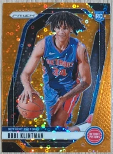 2024-25 Panini Prizm Fast Break Orange Prizm Bobi Klintman /125 (RC) - Picture 1 of 2