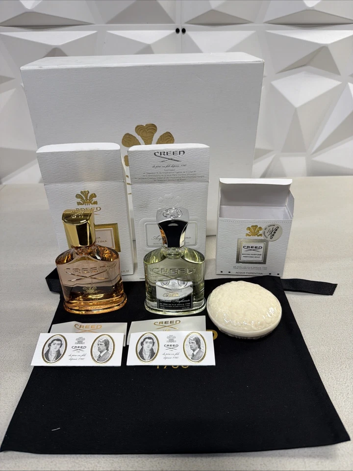 CREED ACQUA FIORENTINA/ PERFUMED OIL /SOAP GIFT SET  75ml 100%AUTHENTIC - Image 1 of 4
