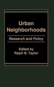Ralph B. Taylor Urban Neighborhoods (Hardback) - Picture 1 of 1