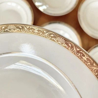 Juego de 7 cuencos de sopa Command Performance Gold by Cuisine Rim 8" CNF1 Foto 1 de 4