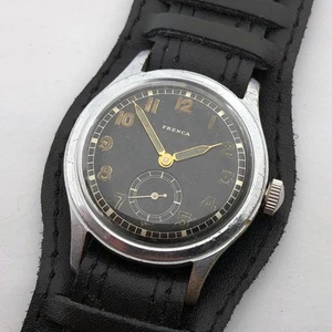 Rare Military Wristwatch German Army FRENCA DU period WW2 DH - Picture 1 of 22