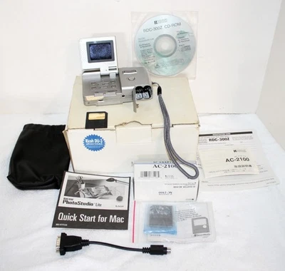 Ricoh RDC-300Z Zoom Digital Video Camera + 2 Cards + AC Adapter + Carry Bag + - Image 1 of 4