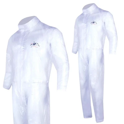 Traje de Lluvia Kart Racing, Traje Mono Impermeable, Karting Transparente Una Pieza Foto 1 de 2