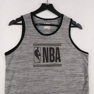 NBA Logo Tank Top Youth XL 18-20 Pre-owned Basketball Hoops Jersey Swoosh Net - Picture 1 of 10
