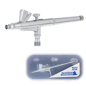 Master G34 Dual-Action Gravity Feed Airbrush Set Kit 0.3mm Tip, Hobby Auto Cake - Picture 1 of 5